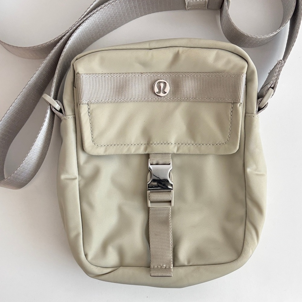 Lululemon Athletica Light Tan Messenger Bag